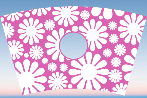 Boho Flower Floral Stencil: Graphics & Print Templates