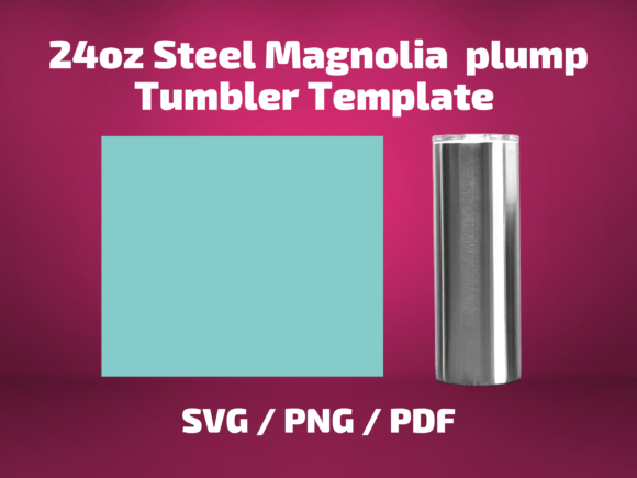 Tumbler Template 24 Plump Steelmagnolia: Graphics & Print Templates