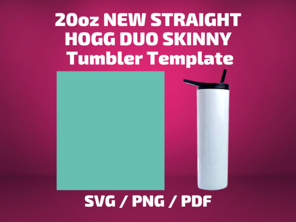Tumbler Template HOGG NEW STRAIGHT 20 Oz Graphics