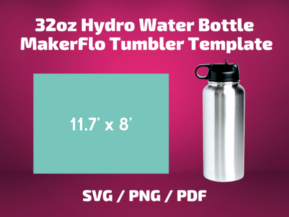 Tumbler Template Makerflo 32 Oz Hydro